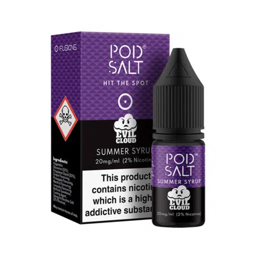 Pod Salt Fusions - Evil Cloud - Summer Syrup 36Mg Nic Salt