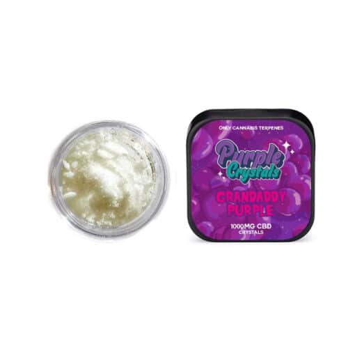 Purple Crystals By Purple Dank 1000Mg Cbd Crystals - Grand Daddy Purple (Buy 1 Get 1 Free)