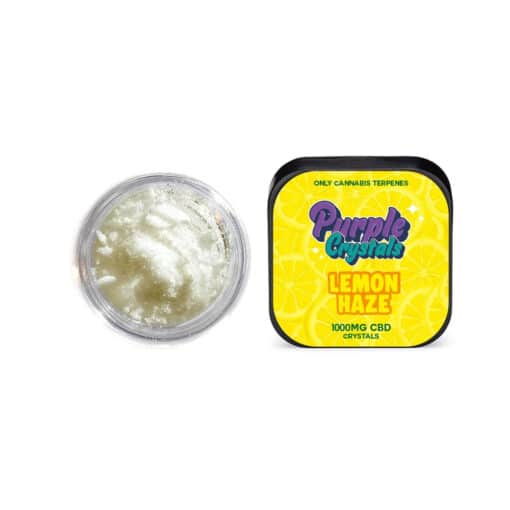 Purple Crystals By Purple Dank 1000Mg Cbd Crystals - Lemon Haze (Buy 1 Get 1 Free)