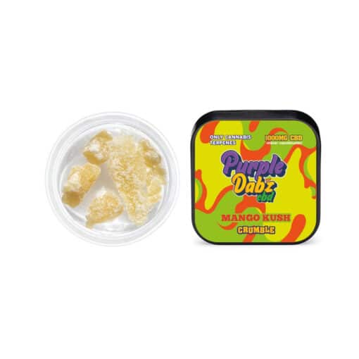 Purple Dabz By Purple Dank 1000Mg Cbd Crumble - Mango Kush (Buy 1 Get 1 Free)