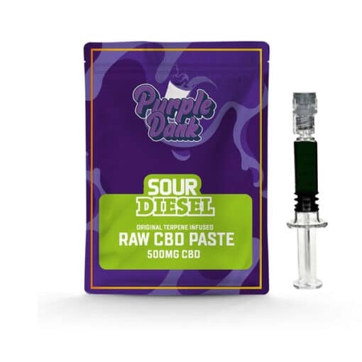 Purple Dank 1000Mg Cbd Raw Paste With Natural Terpenes - Sour Diesel (Buy 1 Get 1 Free)