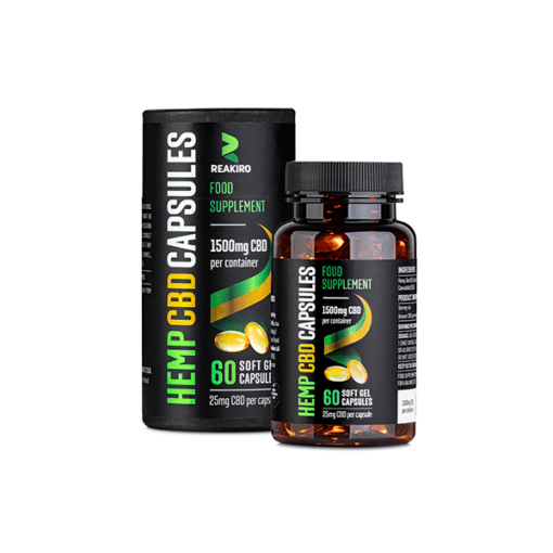 Reakiro 1500Mg Full Spectrum Cbd Soft Gel Capsules - 30 Caps