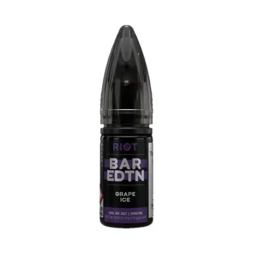 Riot Salts - Bar Edition - Grape Ice 10Ml Nic Salt