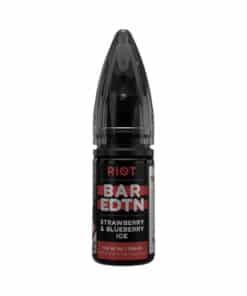 Riot Salts - Bar Edition - Strawberry & Blueberry Ice 10ml Nic Salt