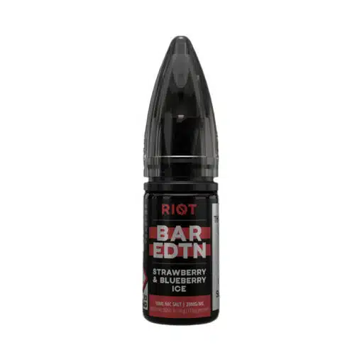 Riot Salts - Bar Edition - Strawberry &Amp; Blueberry Ice 10Ml Nic Salt