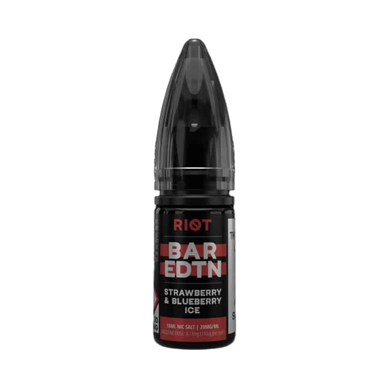 Strawberry Blueberry Ice By Riot Bar Salts Riot Salts - Bar Edition - Strawberry &Amp; Blueberry Ice 10Ml Nic Salt