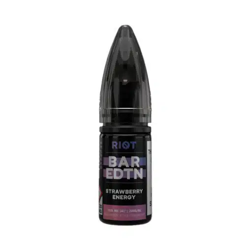 Riot Salts - Bar Edition - Strawberry Energy 10Ml Nic Salt