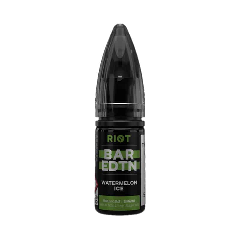 Watermelon Ice By Riot Bar Salts Riot Salts - Bar Edition - Watermelon Ice 10Ml Nic Salt
