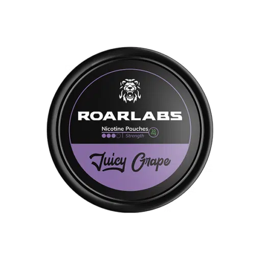 Roar Labs Juicy Grape Nicotine Pouches 10Mg