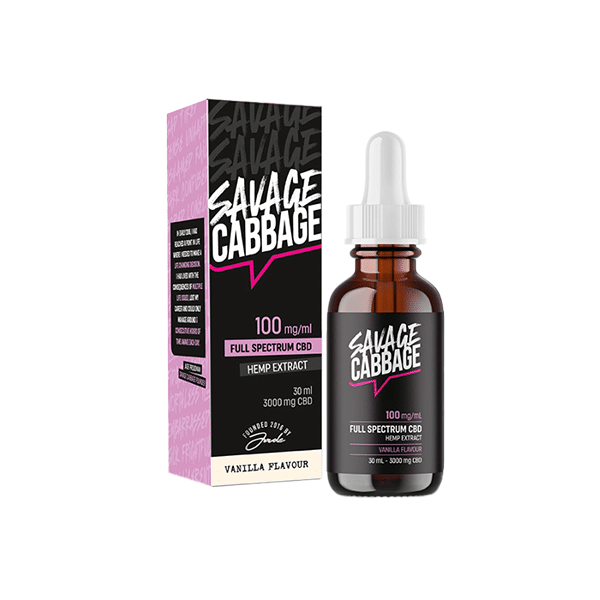 Savage Cabbage 3000Mg Cbd Oil Vanilla 30Ml (B2G1F) Savage Cabbage 3000Mg Cbd Oil Vanilla 30Ml (Buy 2 Get 1 Free)