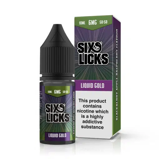 Six Licks 50/50 Liquid Gold