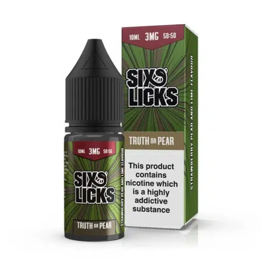 Six Licks 50/50 Truth Or Pear