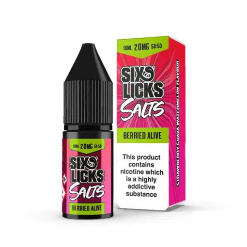 Six Licks Salts - Berried Alive 10Mg &Amp; 20Mg Nic Salt