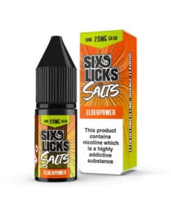 Six Licks Salts - Elderpower 10mg & 20mg Nic Salt
