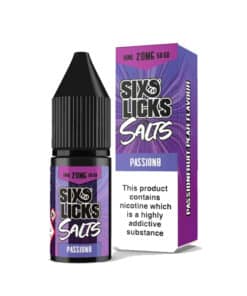 Six Licks Salts - Passion8 10mg & 20mg Nic Salt