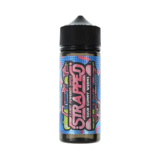 Strapped Sour Gummy Worms 100Ml