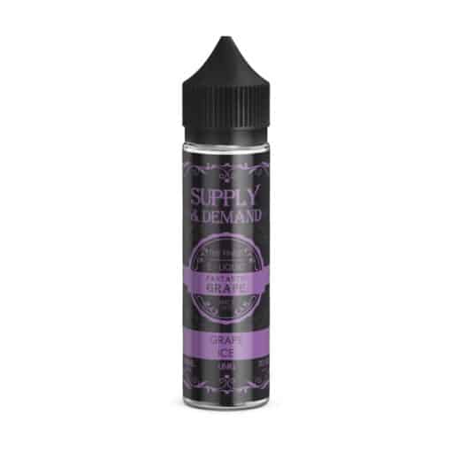 Supply &Amp; Demand Grape Ice 50Ml E-Liquid Short Fills By Liqua Vape