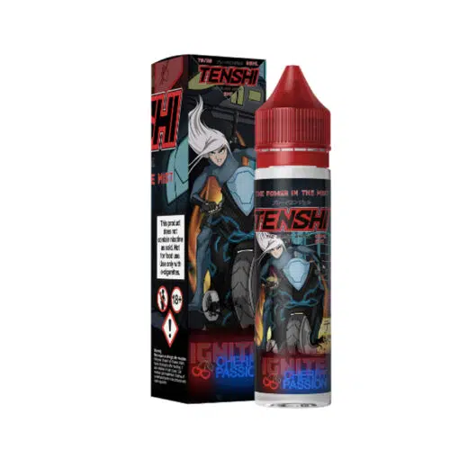 Tenshi Vapes - Ignite Cherry Passion 50Ml 0Mg Short Fill