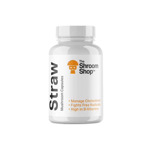 The Shroom Shop Straw Mushroom 45000Mg Capsules - 90 Caps
