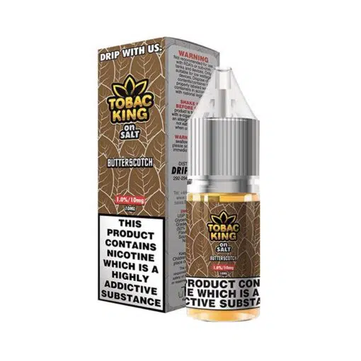 Tobac King On Salt Iced - Butterscotch 10Ml Nicotine Salt
