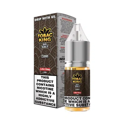 Tobac King On Salt Iced - Cuban 10Ml Nicotine Salt