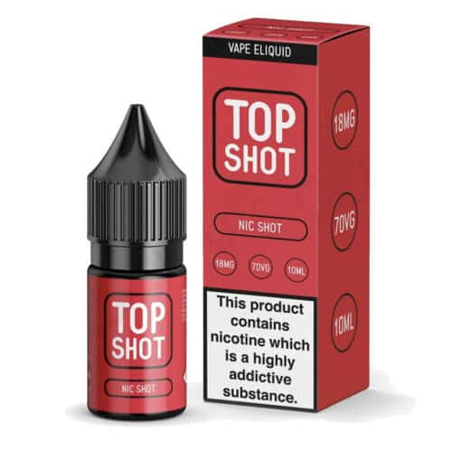 Top Shot 70% Vg 18Mg Nicotine Booster Shot