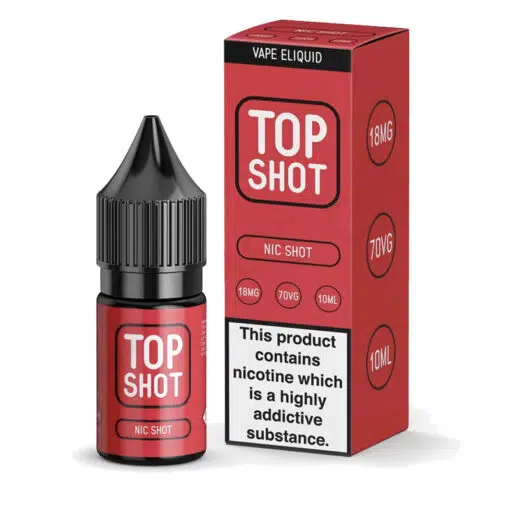 Top Shot 70% Vg 18Mg Nicotine Booster Shot