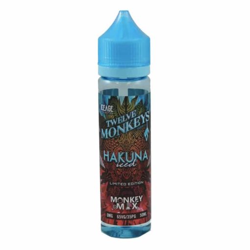 Twelve Monkeys - Hakuna Iced 50Ml Short Fill