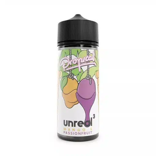 Unreal 3 - Tropical Mango Passionfruit E-Liquid 100Ml Short Fill