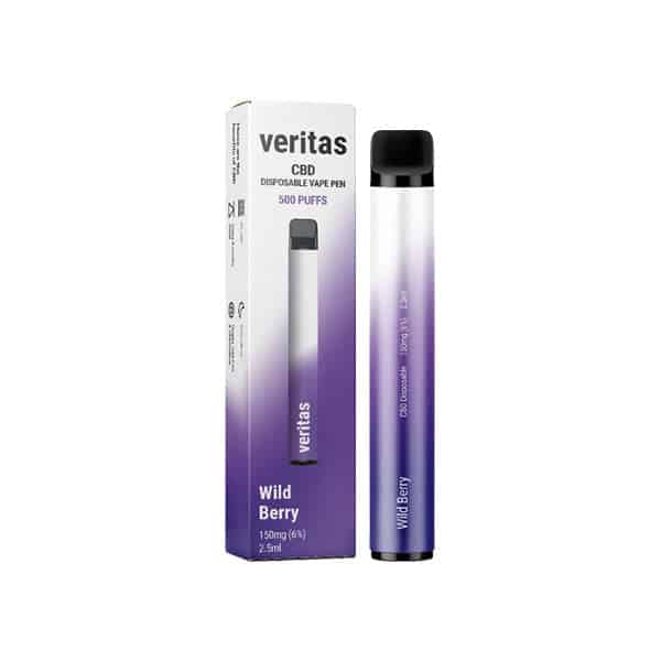 Veritas 150mg CBD Disposable Vape Pens (500 Puffs)