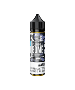 Vgod Bomb Line Iced 50Ml Short Fills Vgod Purple Bomb Grape 50Ml Short Fill