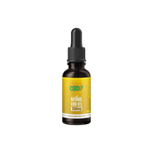 Why So Cbd? 1200Mg Broad-Spectrum Cbd Natural Oil - 30Ml