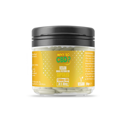 Why So Cbd? 1200Mg Cbd Vegan Capsules - 30 Caps