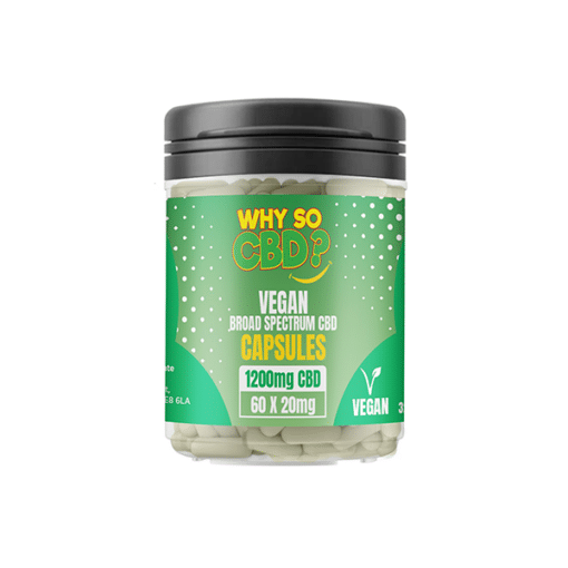 Why So Cbd? 1200Mg Cbd Vegan Capsules - 60 Caps