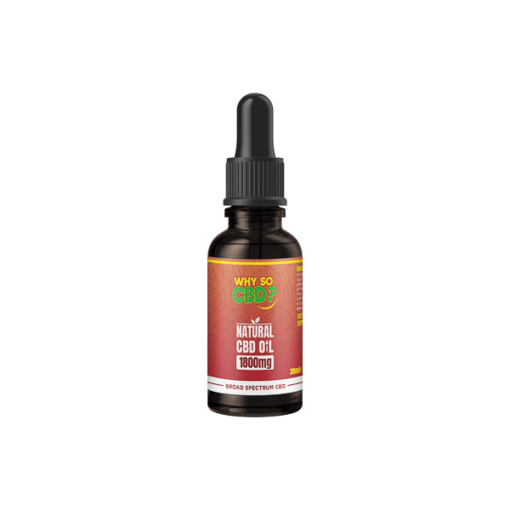 Why So Cbd? 1800Mg Broad-Spectrum Cbd Natural Oil - 30Ml