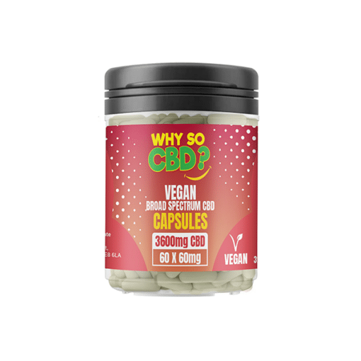 Why So Cbd? 3600Mg Cbd Vegan Capsules - 60 Caps