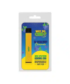 Why So CBD? 600mg Wide Spectrum CBD Disposable Vape Pen - 12 Flavours