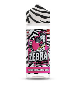 Zebra Dessertz - Strawberry Banana Waffle 100ml Short Fill